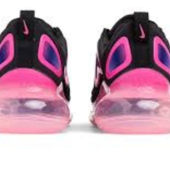 Nike Air Max 720 Running, Sneakers, Shoes Black/Pink Blast Size Women 12.5 - Picture 3 of 3